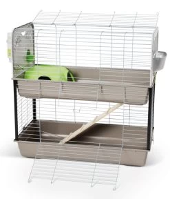 SAVIC Nagerheim Caesar 3 Double, Grau, Ca. B100/H97/T50 Cm 9 SAVIC Nagerheim Caesar 3 Double, Grau, Ca. B100/H97/T50 Cm -Gardena Store 6980718 WE DE 001 SavicNKCaesar3Double