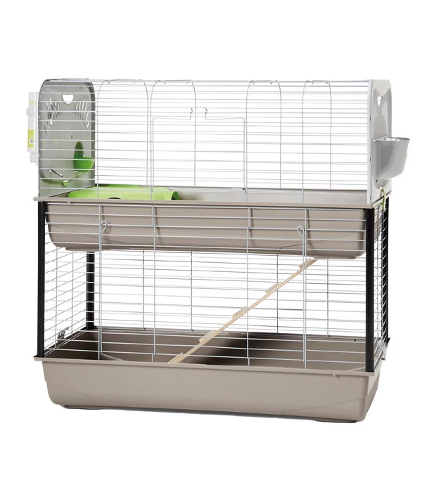 SAVIC Nagerheim Caesar 3 Double, Grau, Ca. B100/H97/T50 Cm 1 SAVIC Nagerheim Caesar 3 Double, Grau, Ca. B100/H97/T50 Cm