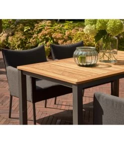 Siena Garden Gartentisch Geneva, Ca. B160/H74,2/T90 Cm -Gardena Store 6986541 WE DE 008 GenevaTischTeakGraph