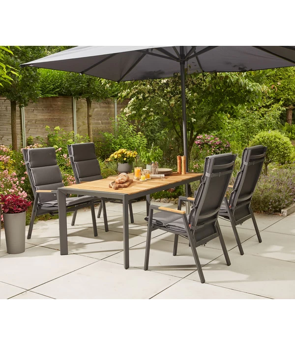 Siena Garden Sonnenschirm Gastro, Quadratisch, Ca. B300/T300 Cm 4 Siena Garden Sonnenschirm Gastro, Quadratisch, Ca. B300/T300 Cm – Bild 4