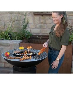 Westmann Grill, Ca. B75/H94/T75 Cm -Gardena Store 6992549 WE MO 005 GrillMitFeuerschale