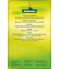 Sommerbirne 'Gute Luise' -Gardena Store 7658578 SommerbirneGuteLuise Etikett 2