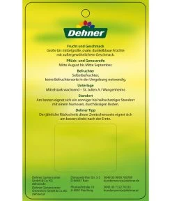 Zwetschge 'Jojo' -Gardena Store 7692635 ZwetscheJojo Etikett 2