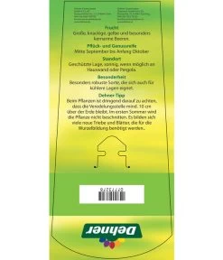 Tafeltraube 'Stefanie' 7 Tafeltraube 'Stefanie' -Gardena Store 7773278 TafeltraubeStefanie Etikett 2