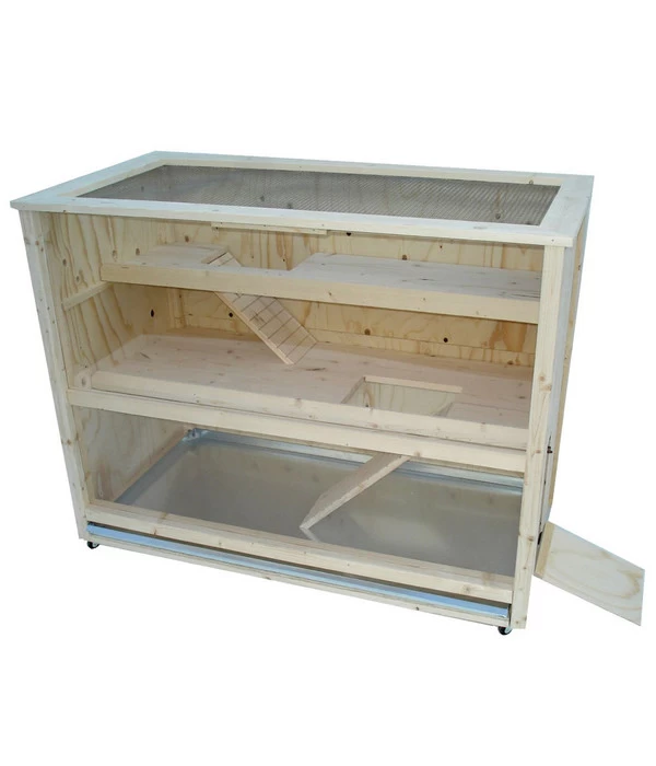 Elmato® Nager-Zimmervoliere Luxus Auf Rollen, Ca. B117/H94/T62 Cm 1 Elmato® Nager-Zimmervoliere Luxus Auf Rollen, Ca. B117/H94/T62 Cm